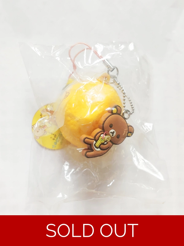 San-x Rilakkuma Squishy Lemon Strap